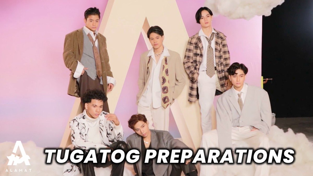 Official_ALAMAT's tweet photo. <NEW VLOG>
Watch #Alamat's journey as they practice and prepare for their participation in the @tugatogph concert! Premieres tonight 6PM 🔗 https://t.co/3CbNIGuIYF 🤎 https://t.co/5Ovjnvhshc