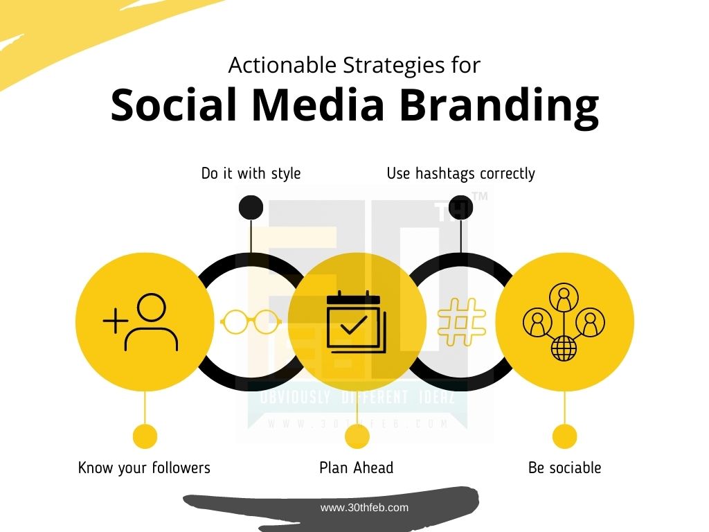 30thfeb's tweet photo. Actionable #socialmedia brand strategy is a literal blueprint for shaping your brand to your consumers. 👈

With social media #branding, you can ensure alignment with your business goals🤝 and future growth, Connect with #30thfeb brand expert, https://t.co/FAwHco5Jya. @30thfeb. https://t.co/4wEegpNLHD