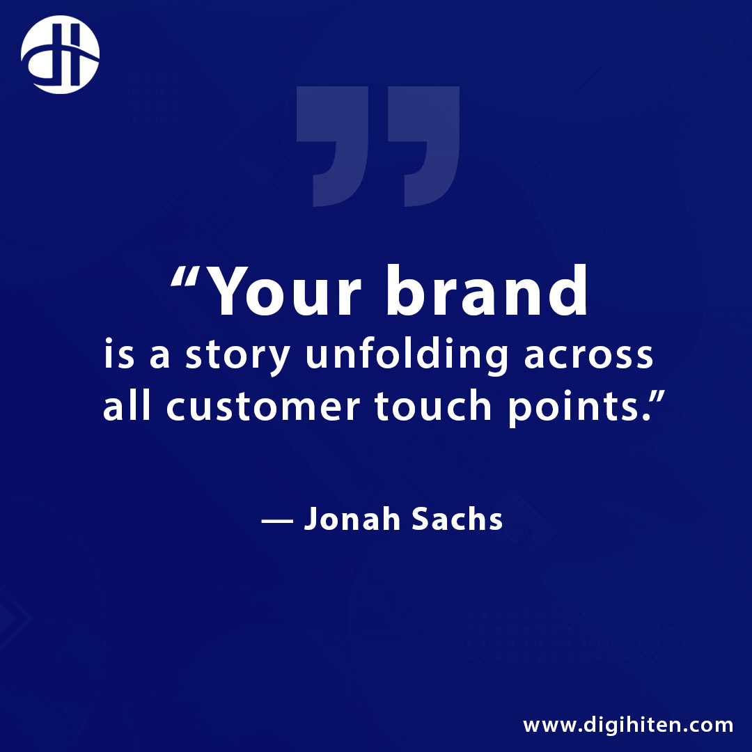 digihiten's tweet photo. “Your brand is a story unfolding across all customer touch points.” — Jonah Sachs
#mondaythoughts  #brand  #mondayvibes #branding  #customers  #marketing  #DigitalMarketing  #brandidentity  #digihiten https://t.co/euP8TJvxgh
