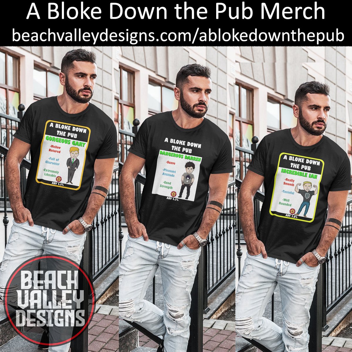 BeachValleyDsgn's tweet photo. A Bloke Down the Pub Merch
https://t.co/VQqzsyN3JU
#bloke #down #pub #uk #bar #brewery #merch #merchandise #gorgeous #gary #dangerous #darren #incedible #ian https://t.co/Ft8hVCjxE9