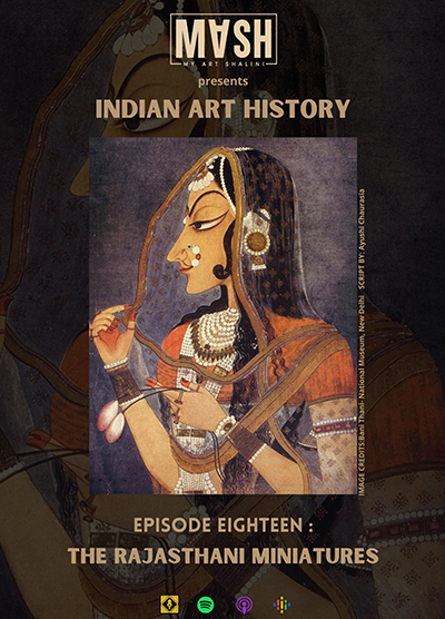 mash_india's tweet photo. MASH Podcast Ep18 - The Rajasthani Miniatures
Tune in as we scan the depths of the earliest palm leaf miniatures and their contribution to Rajasthani miniature.

https://t.co/z5cHdfWV1q

#MASHIndia #MASHPodcast #PodcastRecommendations #IndianArt #Art #Rajasthan #RajasthaniArt https://t.co/1nbQzYRXRi