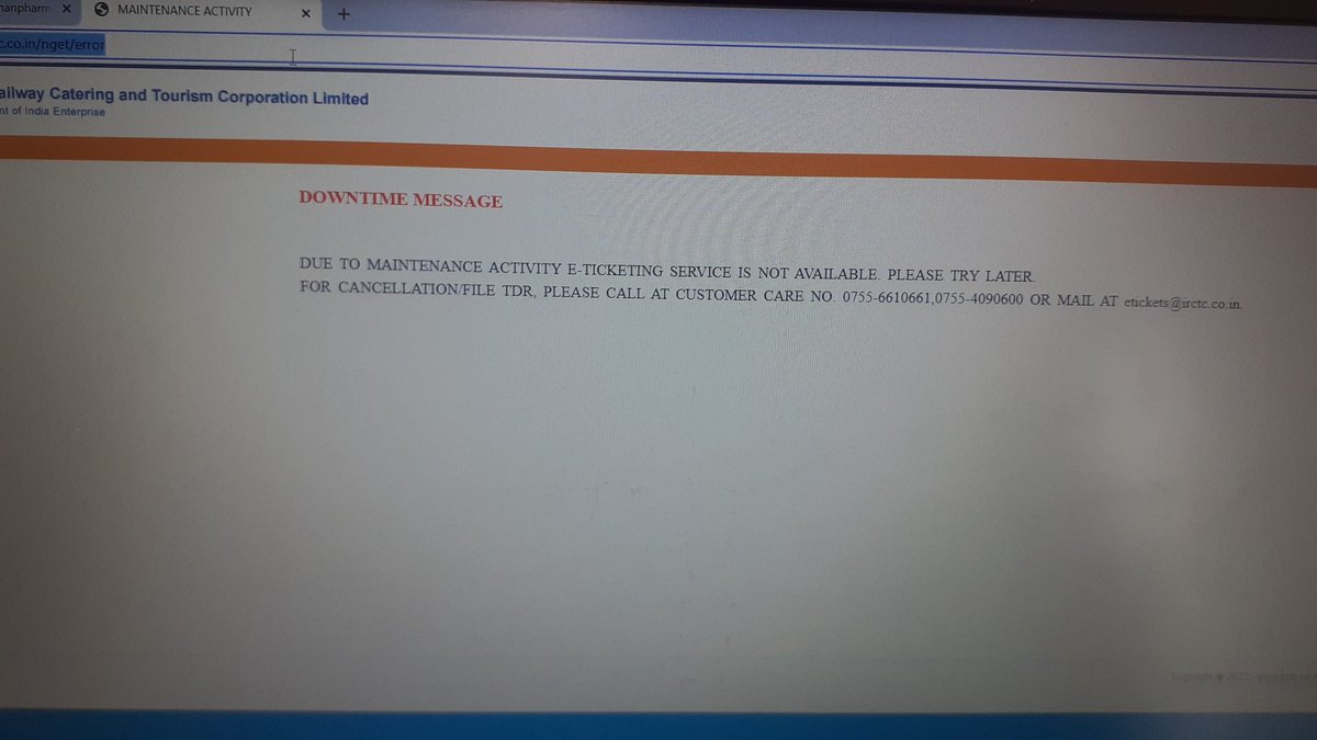 canarayansingh's tweet photo. @Thameem07475368 @RailwaySeva Dear @IRCTCofficial 

I booked my ticket on 21st july  and with the same login I'd I want to download ticket, message show invalid user I'd.
In few minutes site goes maintenance.
What is this ??? https://t.co/4m9RkRsr95