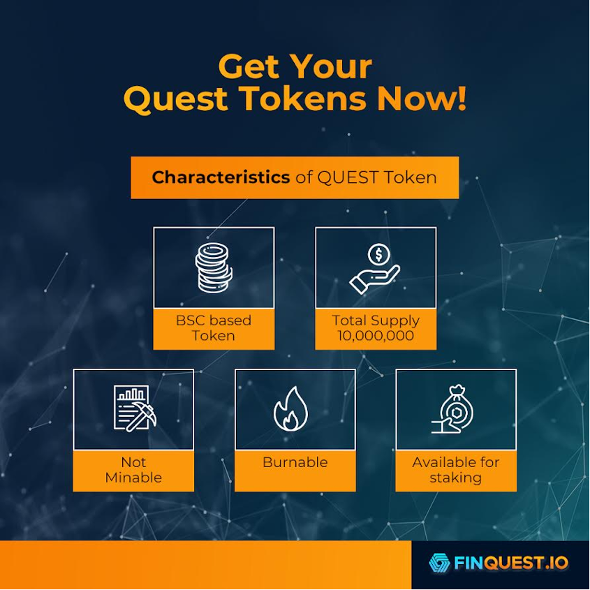 finquest_io's tweet photo. Finquest is focusing on creating a full-fledged ecosystem around QUEST Token so that our community can fully benefit from it.
Learn More:
https://t.co/bUGuoBWUyS
https://t.co/hxTAPNtZ7U
#Symex #NFT #CryptoCurrency https://t.co/ATfmyaYhZB