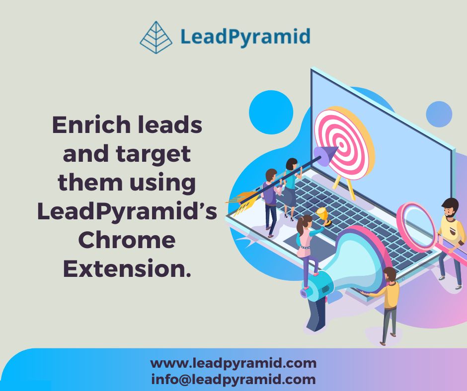 PyramidLead's tweet photo. Lead enrichment and targeting made easy with accurate information extracted from LinkedIn. Try Leadpyramid now! 
Visit us https://t.co/3BHtwGHWi9 https://t.co/AH7vNGAINv