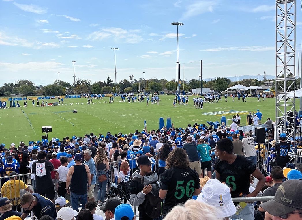 #chargers #boltup #diehardboltclub training camp was awesome yesterday