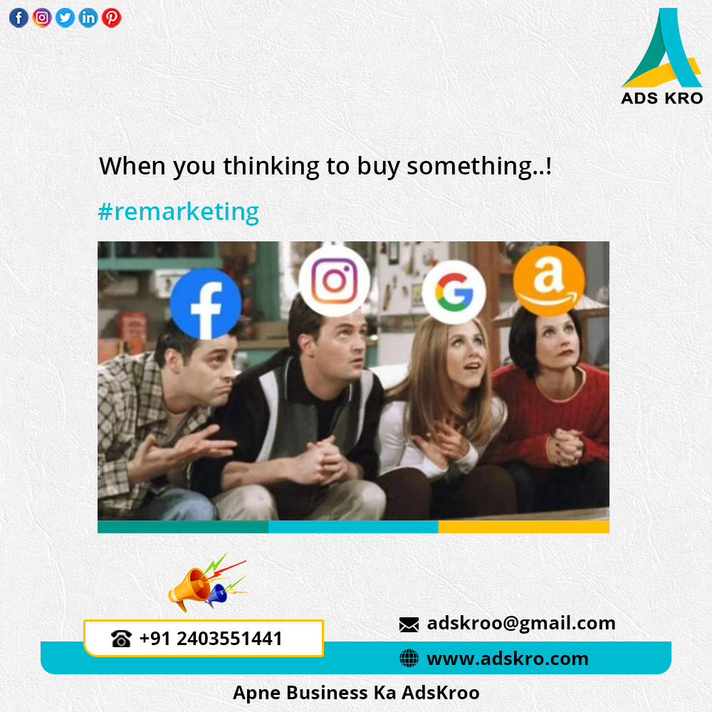 The secret of those who sell a lot is to target and focus their ads wherever they go.

#remarketing #remarketingdigital #remarketingstrategy  #socialmediamarketing #digitalmarketingmemes #digitalmarketingmeme #digitalmemes #memes #digitalmarketing #onlinemarketing #adskro