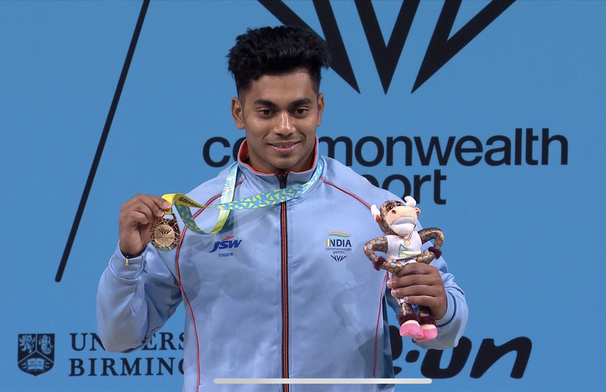 tarug60's tweet photo. Another Gold 🥇🏆 
Congratulations India 🇮🇳❤️

#AchintaSheuli 
#CommonwealthGames2022 https://t.co/2X8cjJgH9c