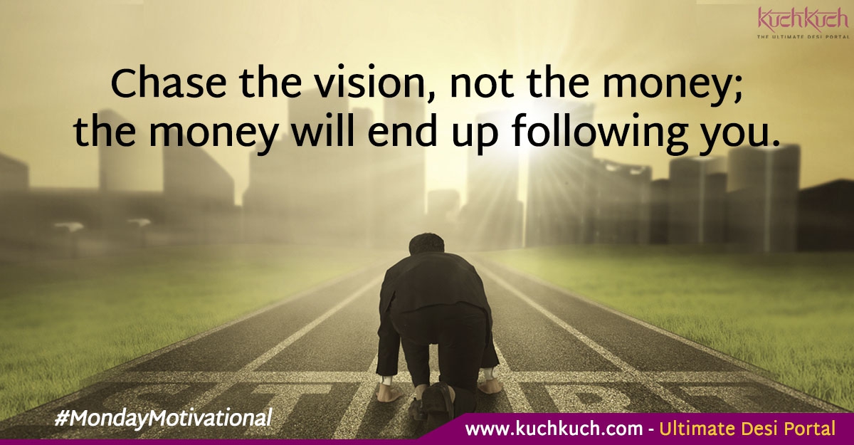 kuchkuchdotcom's tweet image. Chase the vision, not the money ; the money will end up following you.😎💪
kuchkuch.com
#indiansinUSA #desisinUSA #mondaymotivation #mondaymood #mondayvibes #mondaymorning #mondaythoughts #motivationalquotes #motivationmonday #motivation #kuchkuch #kuchkuchusa
