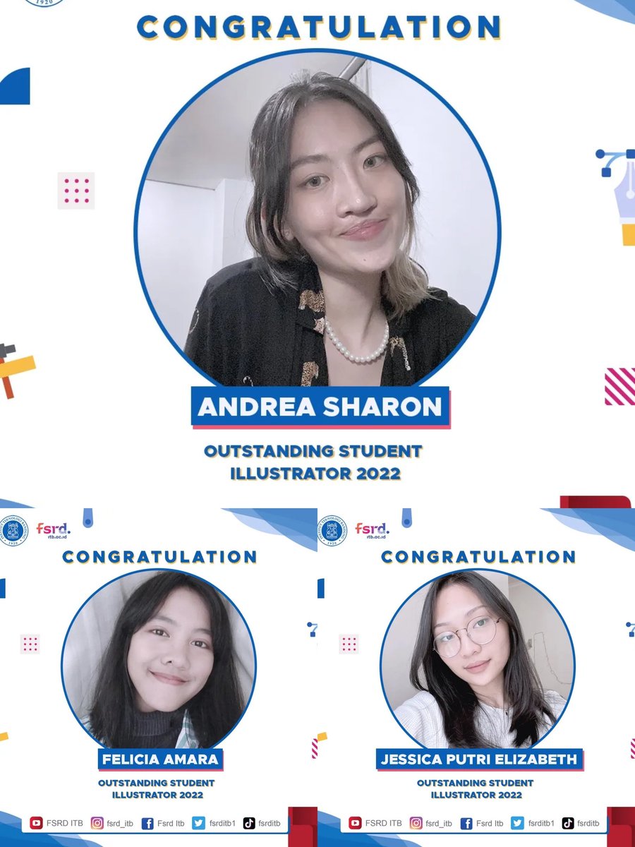 fsrditb1's tweet photo. Capaian yang membanggakan dari 3 Ilustrator Mahasiswa DKV FSRD ITB yaitu Andrea Sharon, Jessica Putri (kiba_2022) &amp; (kiba_2021) terpilih sebagai penulis di "Bahan Bacaan Literasi 2022" yang bukunya akan disebar ke seluruh Indonesia. #itb #fsrditb #dkvitb #kibaitb #fsrditbprestasi https://t.co/H6zBfQEJEc