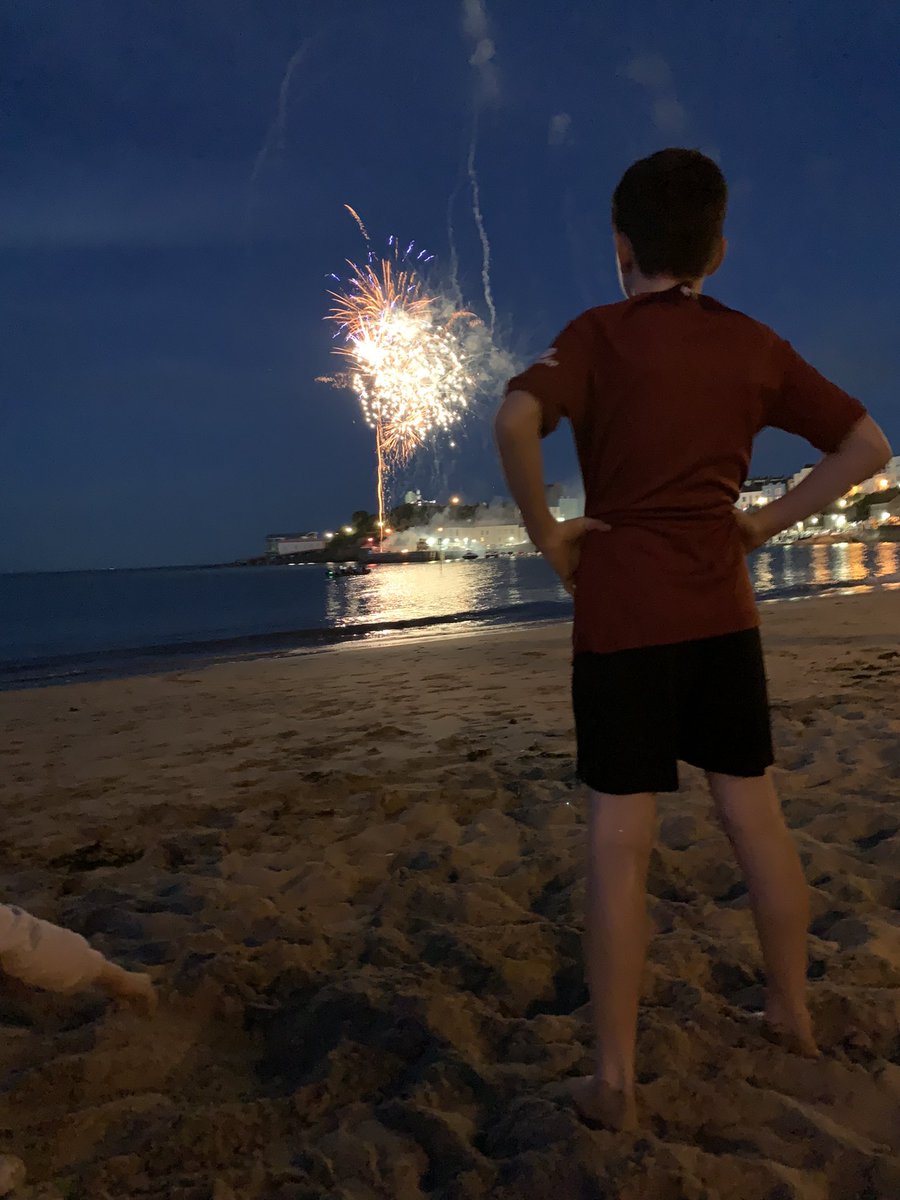 Great end to his 9th birthday 💥🎆