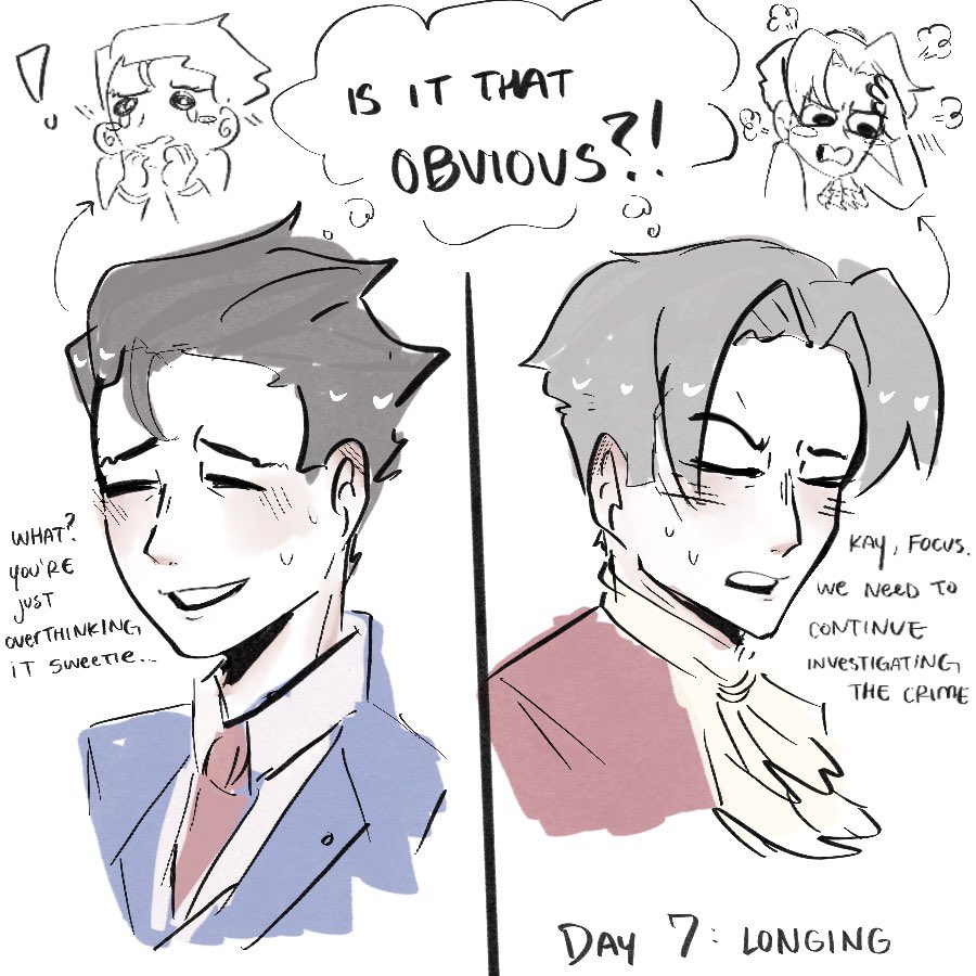 qt_lexstar's tweet photo. A few (late) doodles that were meant for #nmweek22 #narumitsu https://t.co/oXecc0bhIx