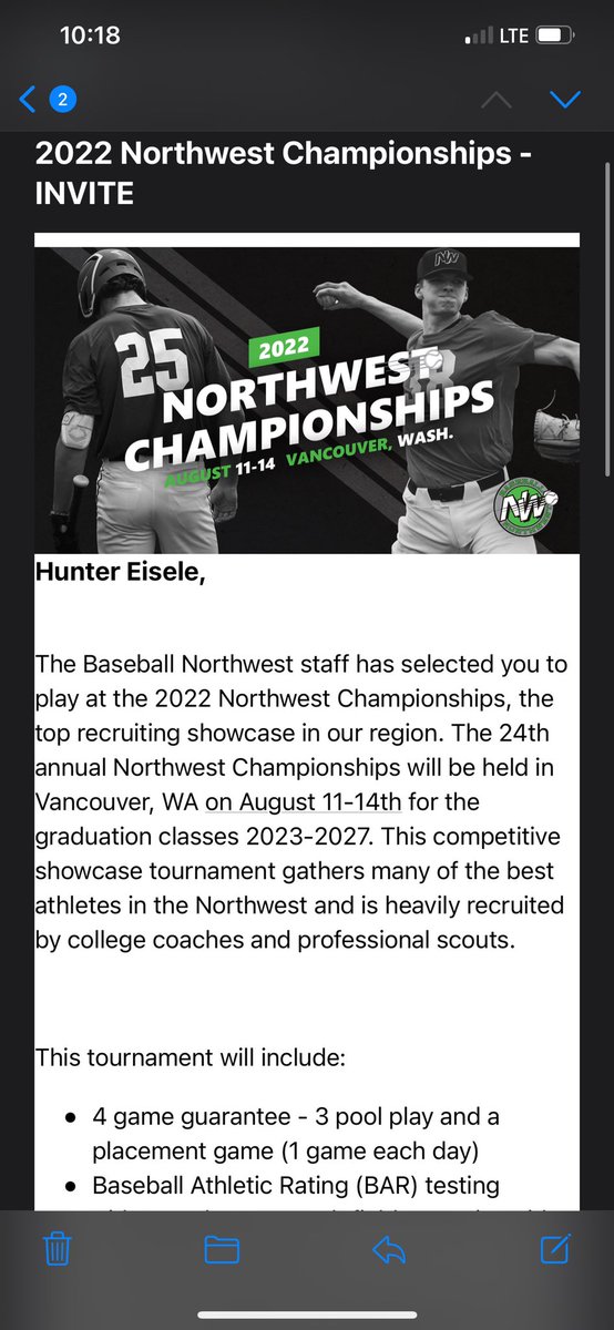 Hunter Eisele (@huntereisele) on Twitter photo Thank you so much <a href="/BaseballNW/">Baseball Northwest</a> for this opportunity!! I’m so excited!!! <a href="/FlatgroundApp/">FLATGROUND Pitching</a> Thank you so much <a href="/BaseballNW/">Baseball Northwest</a> for this opportunity!! I’m so excited!!! <a href="/FlatgroundApp/">FLATGROUND Pitching</a>