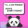 daGALPAN's tweet photo. YO...I AM PANDA !!
#PIXELART #PANDA #GIRL #だ https://t.co/vFgCQGdQZA