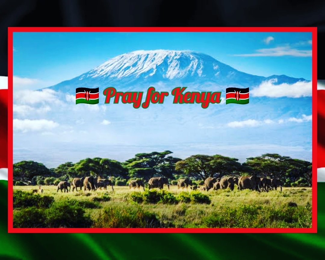 🇰🇪 Pray for Kenya Pray for the Will of God over Kenya
Pray for the upcoming Election on the 9th of August 2022, It should be a Free and Fair Election. That No Corruption should Influence this Election. Pray for Strong Leadership over Kenya.
#prayfornations #PrayforKenya