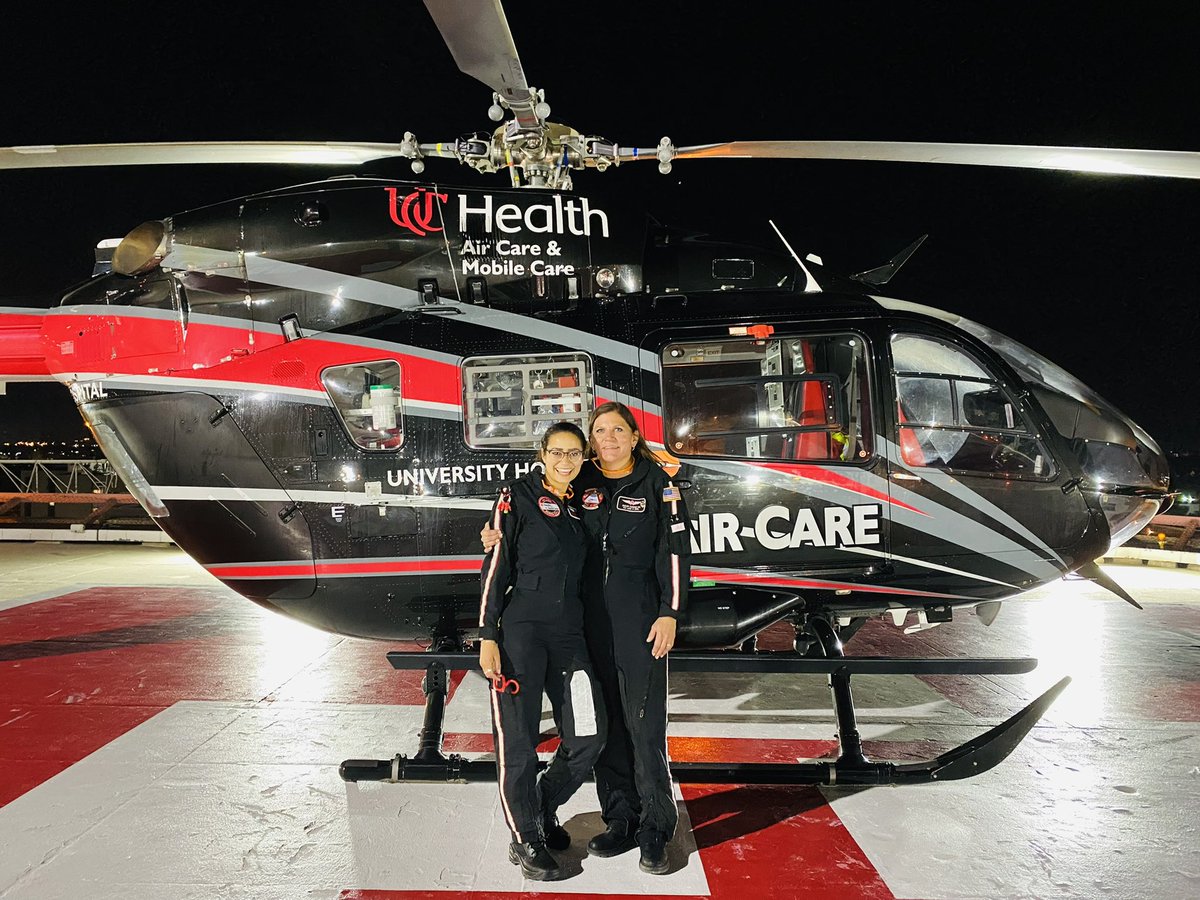 First solo flight for <a href="/tiannamaria_/">Tianna Negron</a>  and a challenging patient to boot. Handled it like a rockstar! 🚁💪🏼