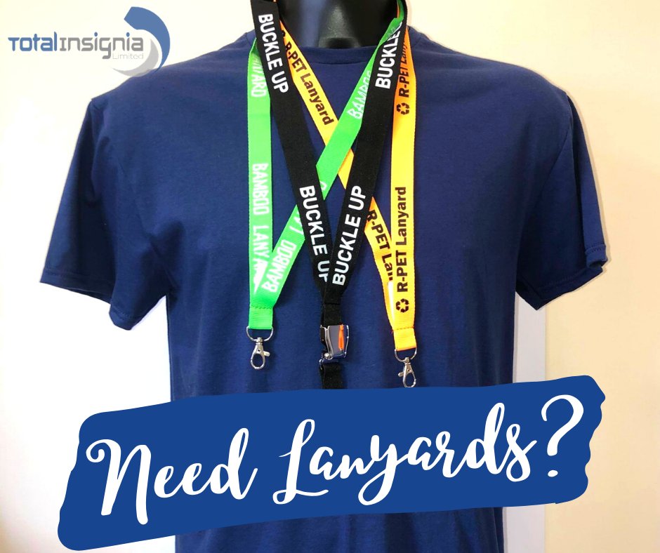 Does your team need high-quality and bespoke custom lanyards?  📿 

We offer a wide variety of options which can be customised to suit your needs – send your enquiries to sales@totalinsignia.co.uk!

#lanyards #bespoke #custom #branding