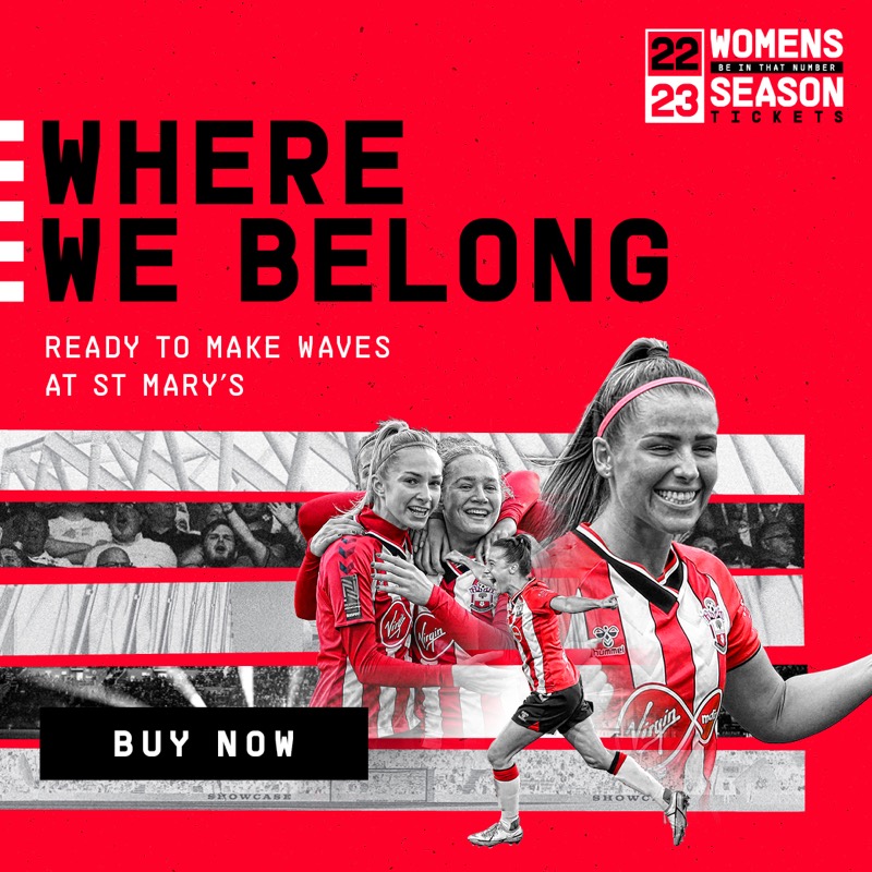 SouthamptonFC's tweet photo. It came home 🏆

Now get behind #SaintsFC Women as they make history in the @BarclaysWC, with all home league games set for the St Mary's stage 🏟️