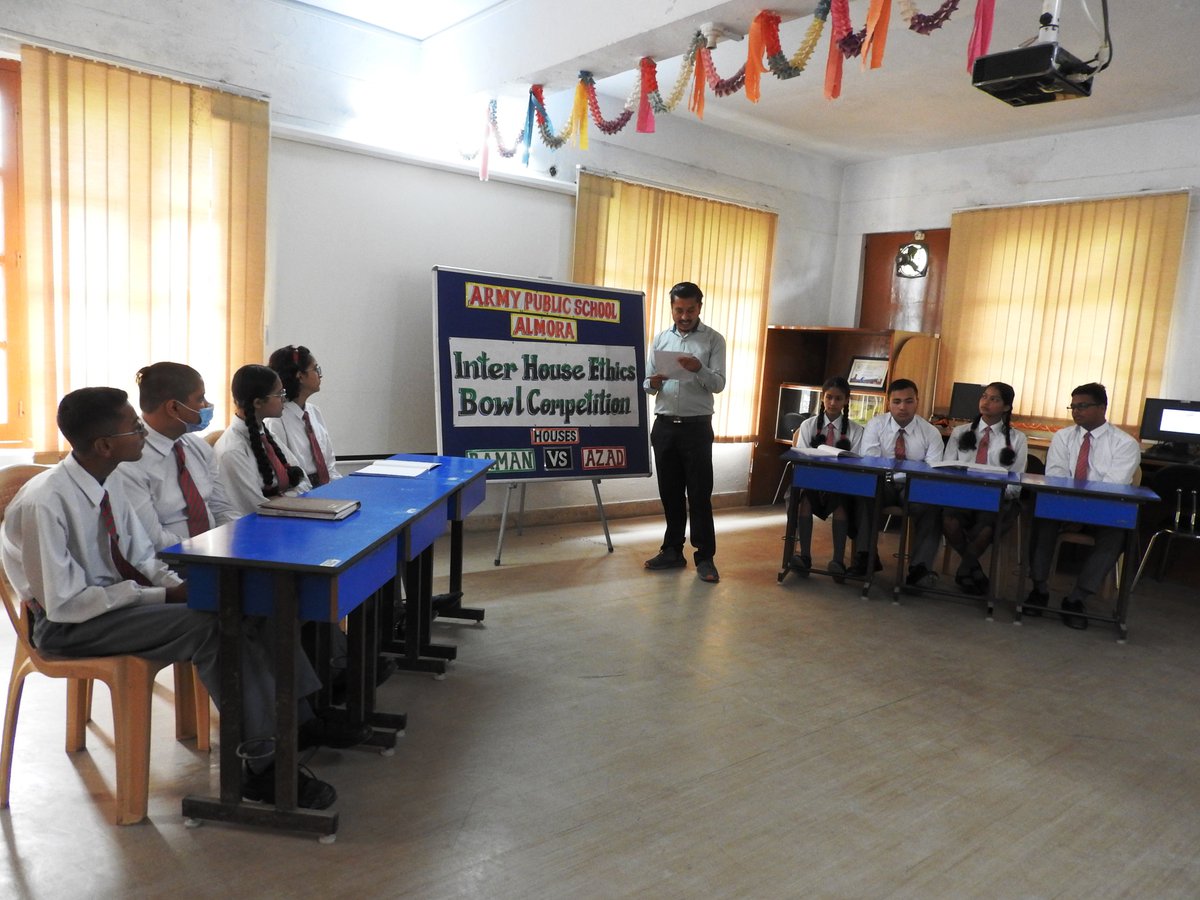 ApsAlmora's tweet photo. Inter House Ethic Bowl Competition https://t.co/7XOvtiilRu