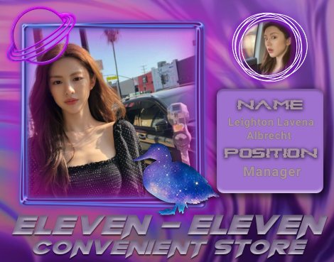ㅤㅤ

          👾 Leigh was invaded by 🛸   ❜  

          ╰───────► <a href="/ELEVEN11RPW/">11/ELEVEN — HIRING</a>

ㅤㅤ    Invading  people for  the better,
           Be one of us for a new chapter!
ㅤ
ㅤ