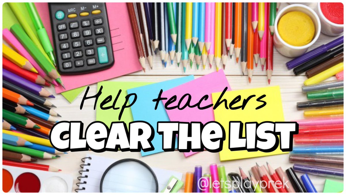 Happy August, #TeacherTwitter! Share your classroom <a href="/Amazon/">Amazon</a> wishlists, <a href="/DonorsChoose/">DonorsChoose</a> &amp; any other lists below for a RT. ⬇️ 

🌟 For extra credit: include details &amp; pictures to make your reply stand out! 

#teachers #teachersoftwitter #clearthelist #clearthelist2022