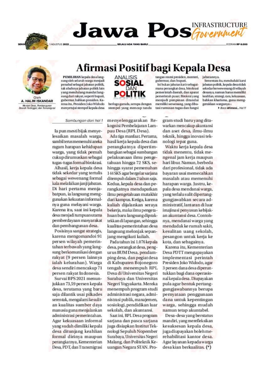yanuri_yoyon's tweet photo. Afirmasi Positif Bagi Kepala Desa
#tppiJatim
#tppitulungagung
@jokowi
@halimiskandarnu
@malik_haramain
@EkoHeruNat
@Ari_Asharie
@Brigade01Arwan1
@fadiqwae1
@rofiq_jazuli
@GumintoST
@AminudinFahruda 
@nurnaQu 
@TBerdesa https://t.co/XEnWFYsSek https://t.co/KilH4lzEb7