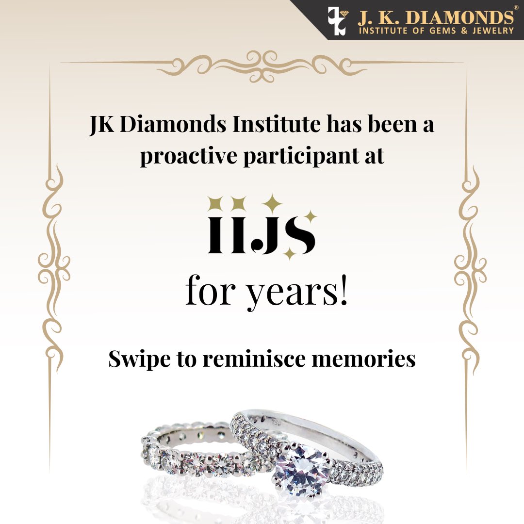 JKDIGJ's tweet photo. IIJS has been one of the most significant event for us as it facilitates connecting with several of our Alumni since the past 33 years! Throwback to those amazing moments and our readiness to recreate it all again. (1/3)
#iijs #iijspremiere2022 #gjepcindia #iijs2022 https://t.co/P4b4M0IcDG
