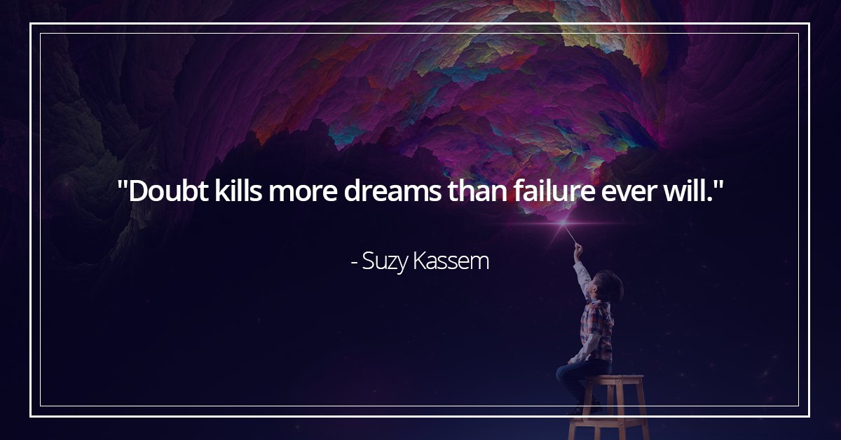 Self-doubt and fear will hinder your success - maybe even kill your dream. 

But failure, challenges and stressors (if used right) can fuel your dream to reach great heights.

#MondayMotivation #MondayMorning #MondayBlues #KnowledgeIsPower #GoodMorning #Entrepreneur