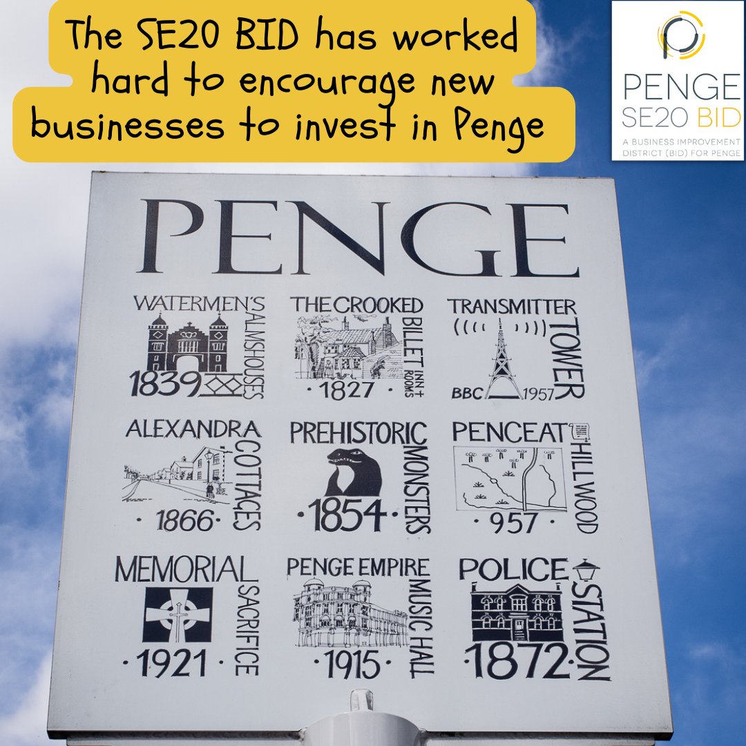 SE20Penge's tweet photo. The SE20 BID has worked hard to encourage new businesses to invest in Penge and our High Street has the lowest vacancy rate in #Bromley and is far below the national average.

#InvestinPenge #Penge #SE20 #Anerley https://t.co/U5F10bak43