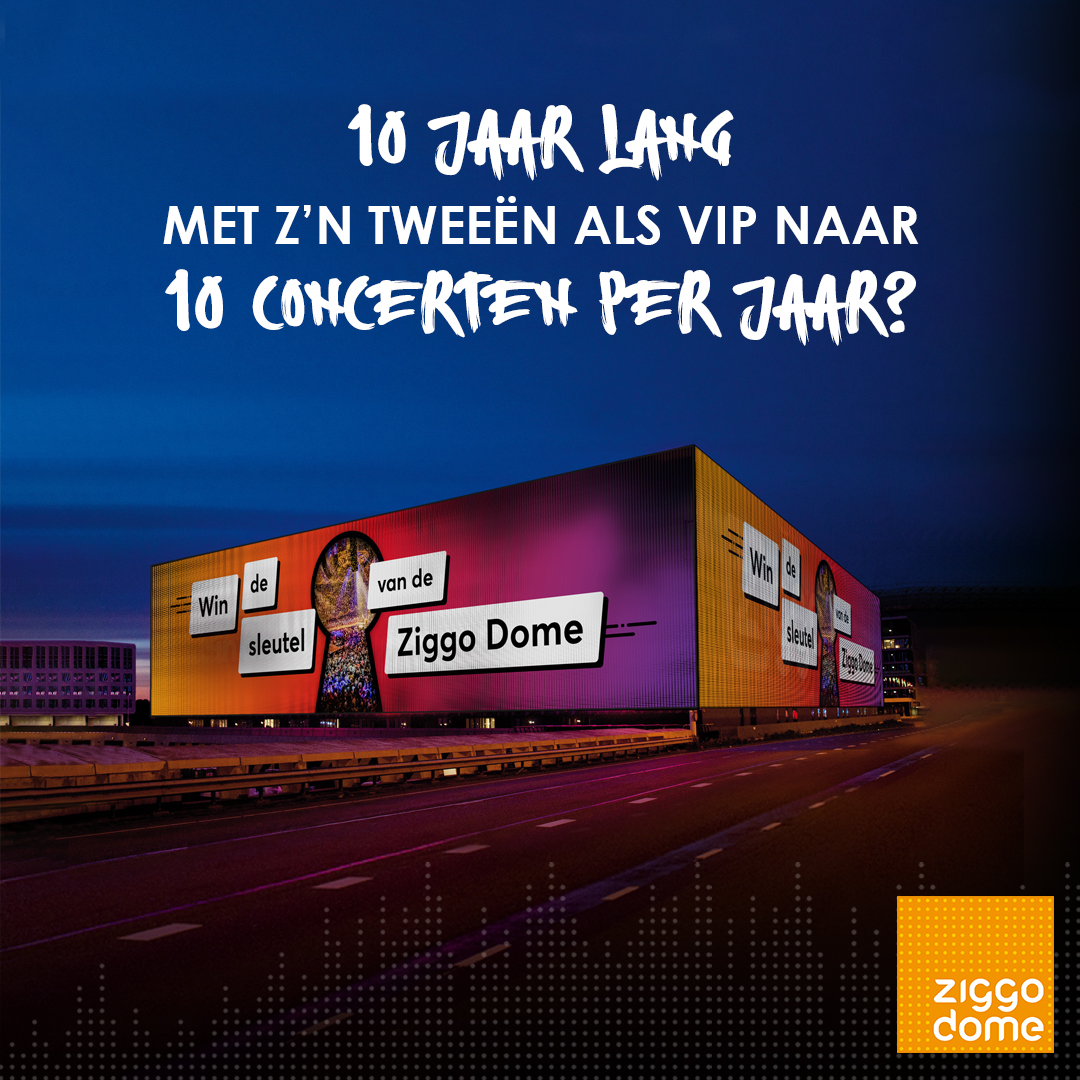 ZiggoDome's tweet photo. Win de sleutel van de #ZiggoDome🗝 Heb jij een Vodafone abonnement en internet van Ziggo? Dan maak je kans op een hele toffe prijs! Namelijk 10 jaar lang als VIP naar 10 concerten in de Ziggo Dome per jaar🤩 Meld je snel aan via Priority en maak kans👉 https://t.co/fvzwl0kntP https://t.co/In4HP5MK25
