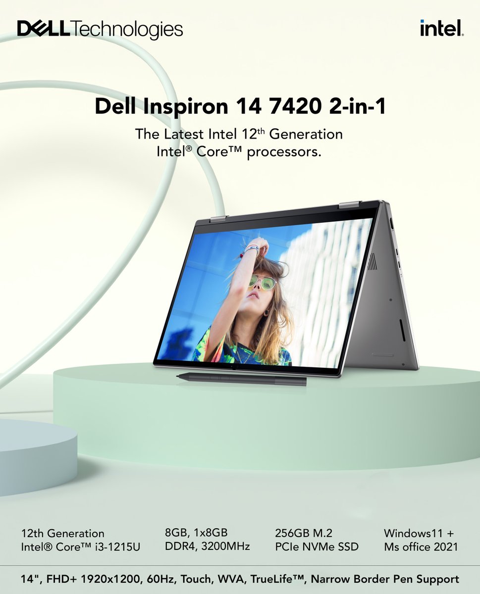 best_it_deal's tweet photo. Dell Inspiron 14 7420 2in1
#dell #performance #laptop #hp #asus #inspiron #mx450 #nvidia #nvidiageforce #windows11 #intelcore
#gaming #gamingsetup #gamingpc #gaminglaptop #gamingcommunity #vintagegaming #gamingrig #gaminggear #gamingfolk #vanossgaming #gamingchair #extremegaming https://t.co/FbrkLCkBC6