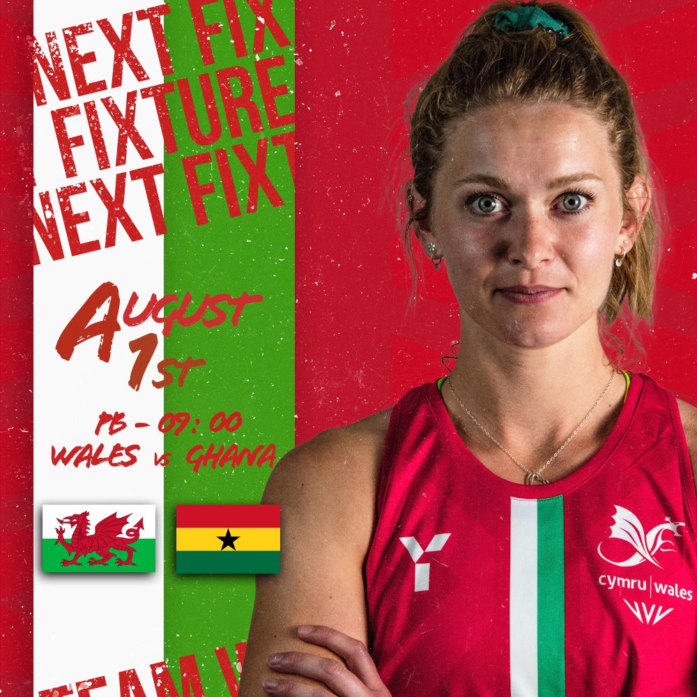 Game Day! Diwrnod Y Gêm!

Wales women play in the first match of the day as they take on Ghana at the Commonwealth Games

🏑:🏴󠁧󠁢󠁷󠁬󠁳󠁿 v 🇬🇭
🕐: 09:00
📺: BBC red button &amp; iPlayer