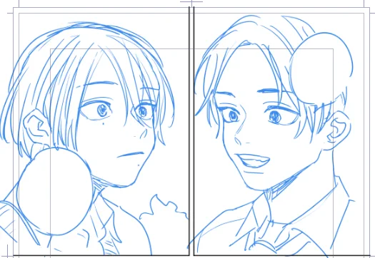 描きやすい受けvs描くのむずかしすぎる攻め 