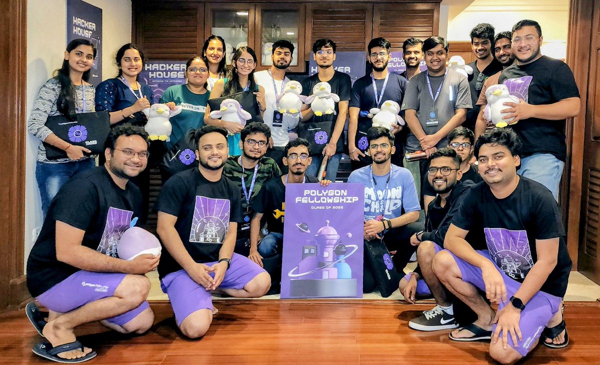 sakshamtaneja00's tweet photo. Day 2: One of the most power-packed jam session of the #PolygonHackerHouse, fellows - mentors and team @0xPolygonDevs did roundtables and discussion regarding their projects and how to put it out in the real world, Career, Growth and Passion projects were discussed
WAGMI 💜🐧🔥🚀 https://t.co/EYVKMRbGew