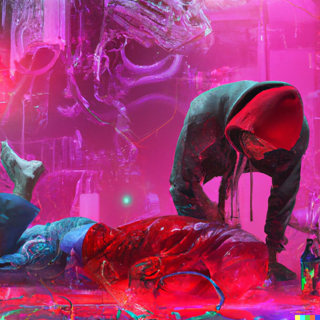 amadon's tweet photo. How AI sees AI killing the artist https://t.co/LE4V9j70Dc