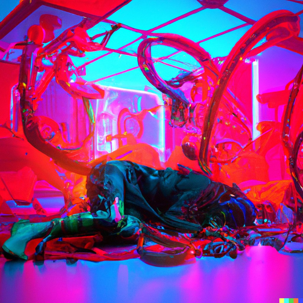 amadon's tweet photo. How AI sees AI killing the artist https://t.co/LE4V9j70Dc