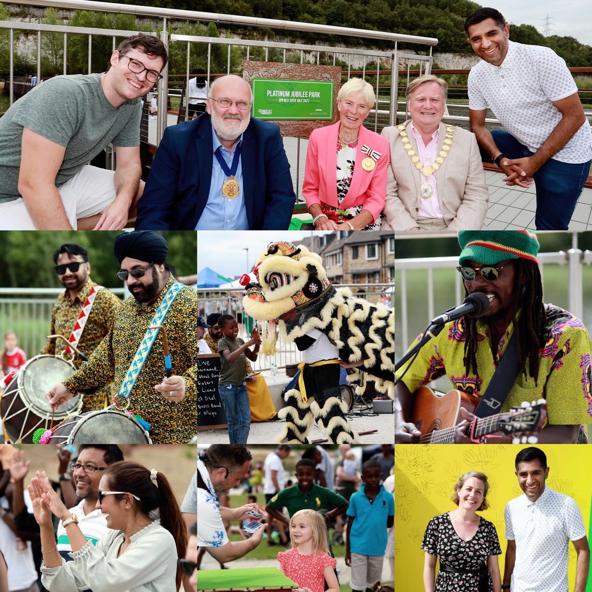 Some images from our #EbbsfleetFusion festival working with @ArtsBlueprint @ebbsfleetdc  @EbbsfleetLiving thank you to @LordLieutKent @welovedartford @MayorofDartford for your support on the day alongside our great #artists and #community partners #PlatinumJubileePark #ebbsfleet