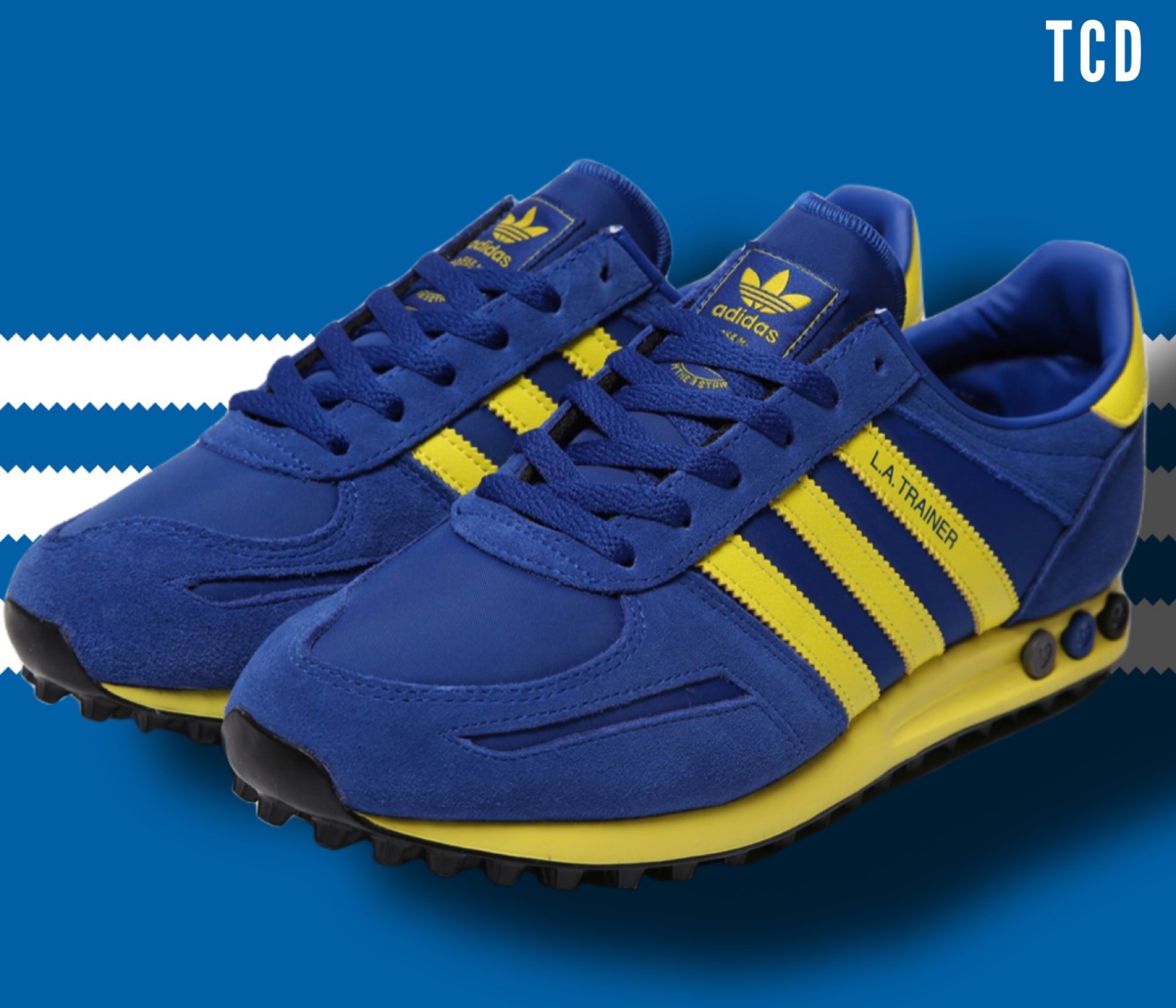 autor apretón haga turismo The Casuals Directory on Twitter: "‼️Selling Fast‼️ Adidas LA Trainers in a  blue and yellow CW #Ad Available at https://t.co/OBeeSFleWC Price: £80  https://t.co/3jjFk6MIl6" / Twitter