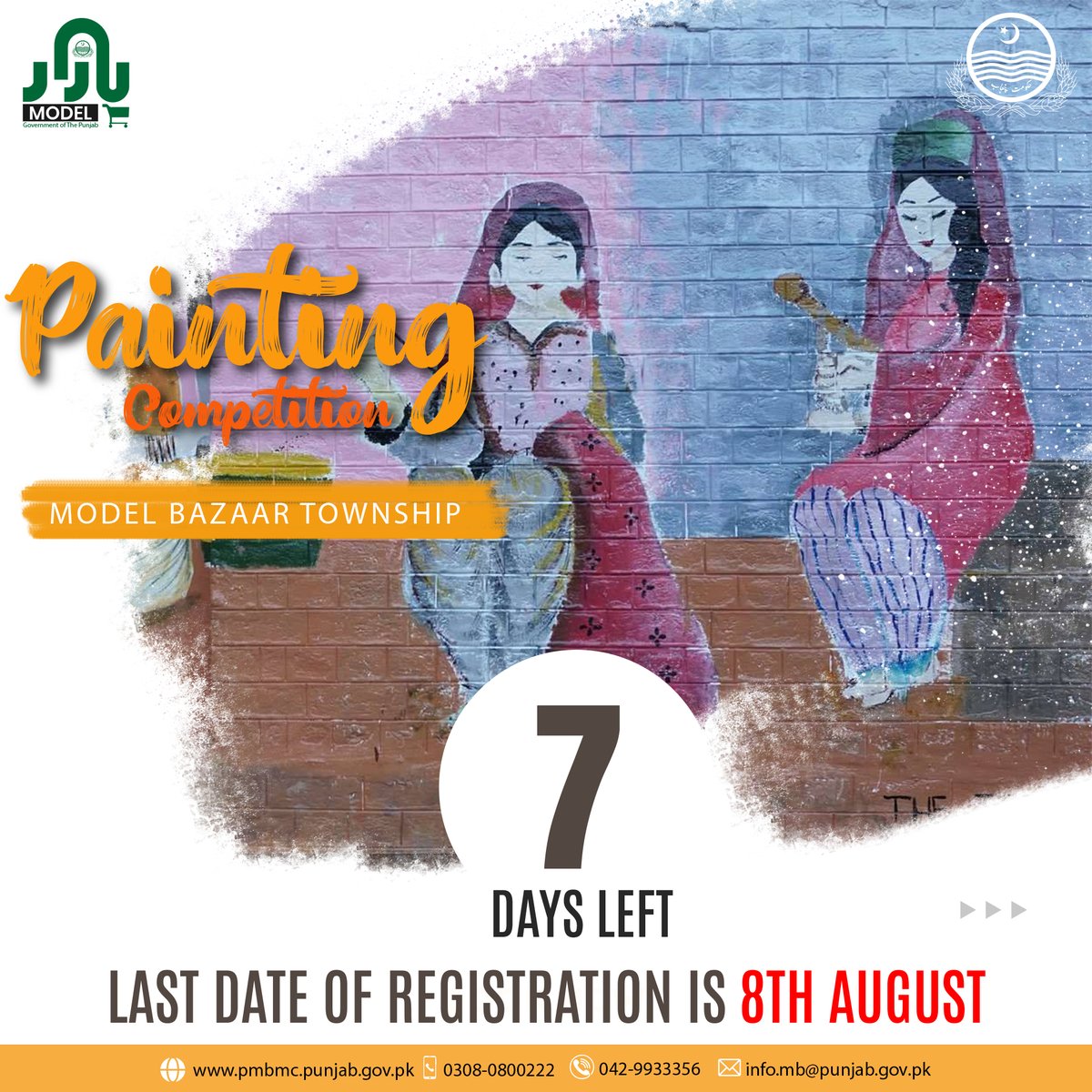 sahulatbazaars's tweet photo. Hurry up!
Register your group now for the most colorful event, for registration visit our Facebook, Instagram
and Twitter page.
@ICIDPunjab
#IndependenceDay #painting #gobispaint #prizes #PunjabModelBazaars
#pmbmcommunity https://t.co/QK6Me58fB9