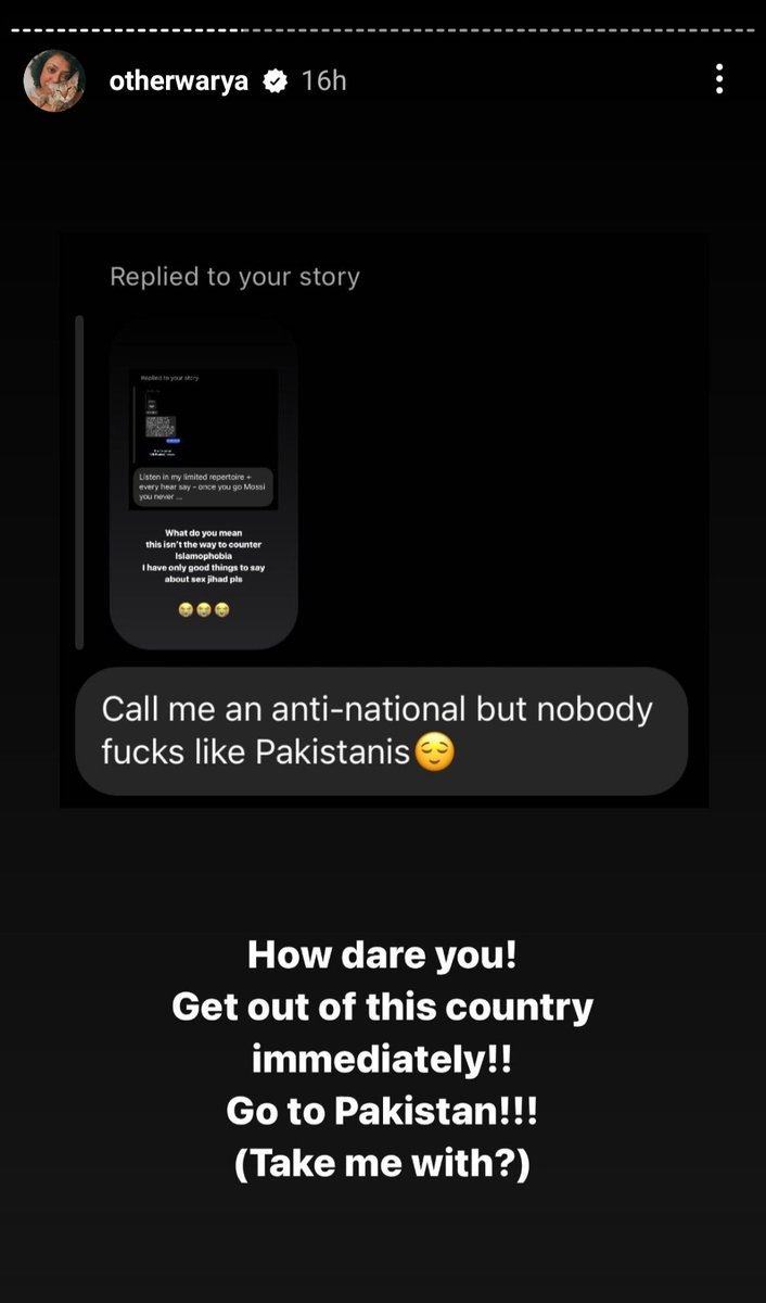 TheCrypticAnon's tweet photo. Habibi practice what you preach,,, go to Pakistaaan for a few days 🥰 last hi din hoge vo tumhare cuz achi treatment milegi 🥰 https://t.co/kxtSFP6Uqp