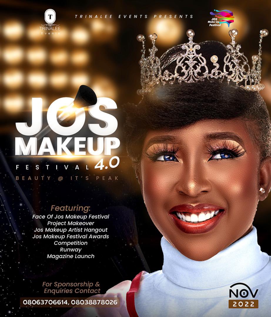 Margaret_Ebulue's tweet photo. Happy New Month Guys .. It’s a countdown to the Biggest Beauty show in Jos,Coming up in November 2022… This is gonna be the 4th edition of jos makeup festival,an event where beauty fashion and art meets.

#josmakeupfestival2022
#makeupfestival https://t.co/aNgA7FxdL3
