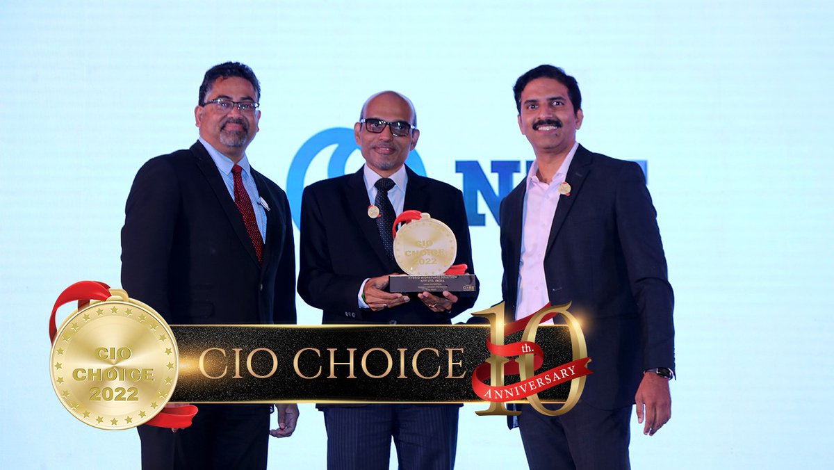 NTTDATA_APAC's tweet photo. We were recognized as the best Hybrid Workplace Solution at the #CIOChoice Awards 2022 gala night. We extend our gratitude to the CIO community for their continued support and trust.
@CoreMedia, @MathurAnoop, @varkey_johnson
#NTTGlobalDataCenters #Recognition #HybridWorkplace https://t.co/hmFajS6k33