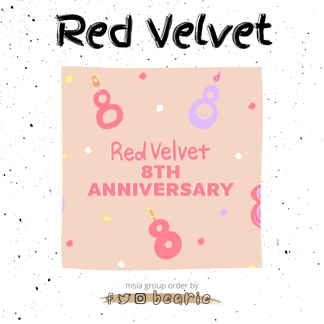 bearie_co's tweet photo. #8YearsWithRedVelvet
[ helpRT 🇲🇾 MY GO ]

RED VELVET - 8th Debut Anniversary
Official MD on smtownandstore 

🏷  RM43-100
❌  NO 2ND PAYMENT

🛒 https://t.co/xMLyqifi71

🉑 TNG / SHOPEEPAY / Bank
#pasarREDVELVET #REDVELVET photocard https://t.co/1z1A98SVMp