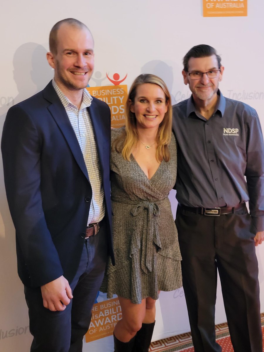 McConachie Stedman (@mcconachiested) on Twitter photo Andrew had a great time catching up with Toowoomba Business Disability Award sponsors Community Solutions and NDSP Plan Managers and even got a photo with special guest, 2003 and 2022 Big Brother Australia winner, <a href="/BBreggie/">REGINA SORENSEN 👩🦯</a>.
#bda2022 Andrew had a great time catching up with Toowoomba Business Disability Award sponsors Community Solutions and NDSP Plan Managers and even got a photo with special guest, 2003 and 2022 Big Brother Australia winner, <a href="/BBreggie/">REGINA SORENSEN 👩🦯</a>.
#bda2022