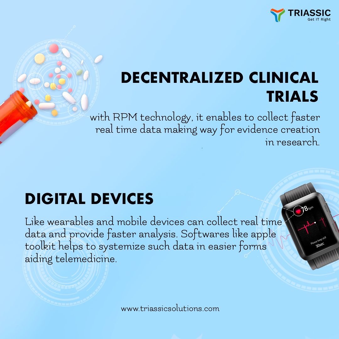 TriassicSolns's tweet photo. The World Health Organization defines wellness care as βa state of complete well-beingβ. Remote Patient Monitoring, AI & software and hardware innovations continues to revolutionize the future of wellness care.#healthcare #wellnesscare #technology #TriassicSolutions https://t.co/HlC1yAb6Ql