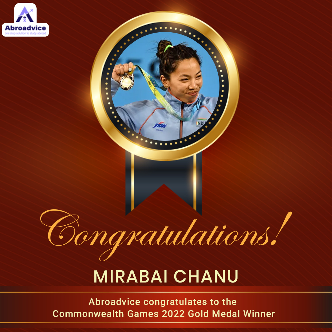 abroadvice's tweet photo. A proud moment for India!
#Abroadvice wishes to the champion weightlifters for bagging three Gold medals for India in the #CommonwealthGames2022
#EkIndiaTeamIndia we wish you good luck.
#CWG2022 #Birmingham2022 #CWG2022India #Gold https://t.co/H9YDIQ0QZk