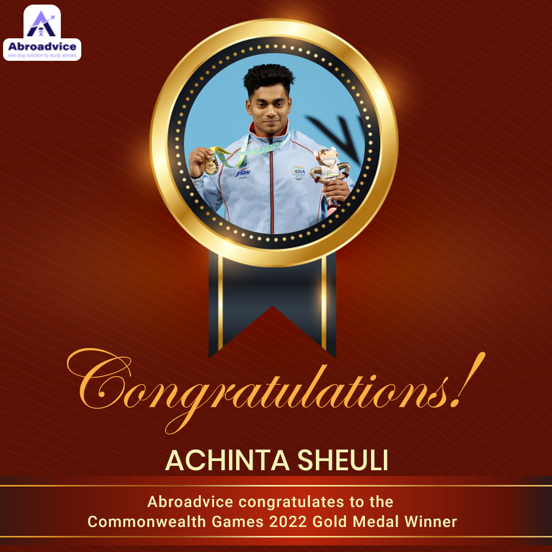 abroadvice's tweet photo. A proud moment for India!
#Abroadvice wishes to the champion weightlifters for bagging three Gold medals for India in the #CommonwealthGames2022
#EkIndiaTeamIndia we wish you good luck.
#CWG2022 #Birmingham2022 #CWG2022India #Gold https://t.co/H9YDIQ0QZk