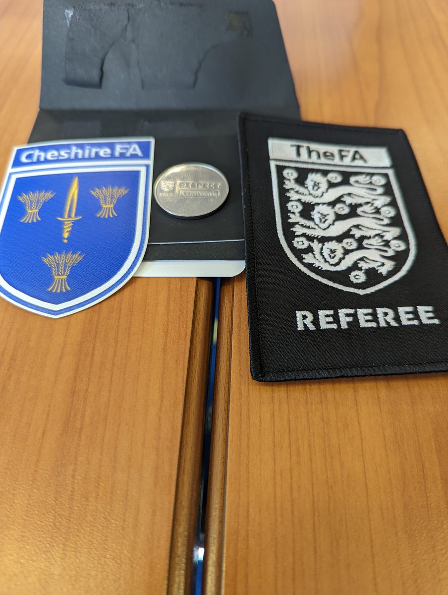 Finally took the jump to become a Referee. #CheshireFA #referee