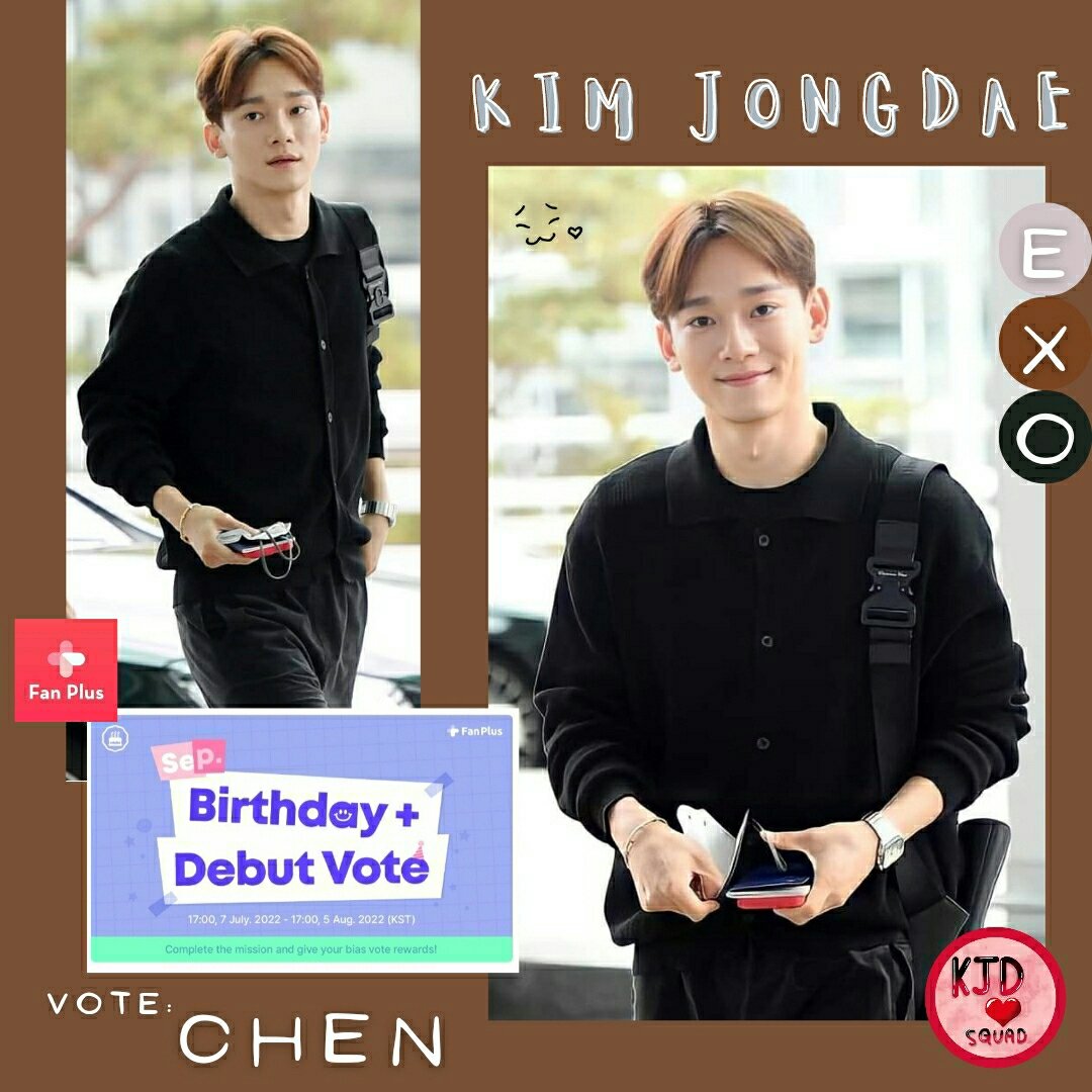 kjdheartsquad's tweet photo. Hello! We will have a GA, Vote #CHEN on #FANPLUS for Idols born on September, ends August 5, which is EXO-L Day! ❤❤❤ ...We thank you for your support.

(photos ctto)

#kimjongdae #CHEN #EXO 
#엑소 #weareoneEXO #EXOL 
#첸 #종대 #김종대 #exols #jongdae @weareoneEXO 
@fanplus_app https://t.co/sF3RXk3AMk