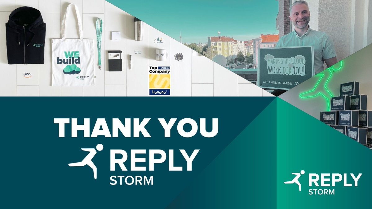 StormReply's tweet photo. We were surprised with #welcomepackages full of cool gadgets. We feel valued & are grateful for Storm Reply being such an excellent employer, awarded as one of the Top Companies 22 by #kununu. Do you want to join us? https://t.co/ot0WoWCU5I & https://t.co/g82i49b0f4 #bestteam https://t.co/wIBZ8Iwt4R