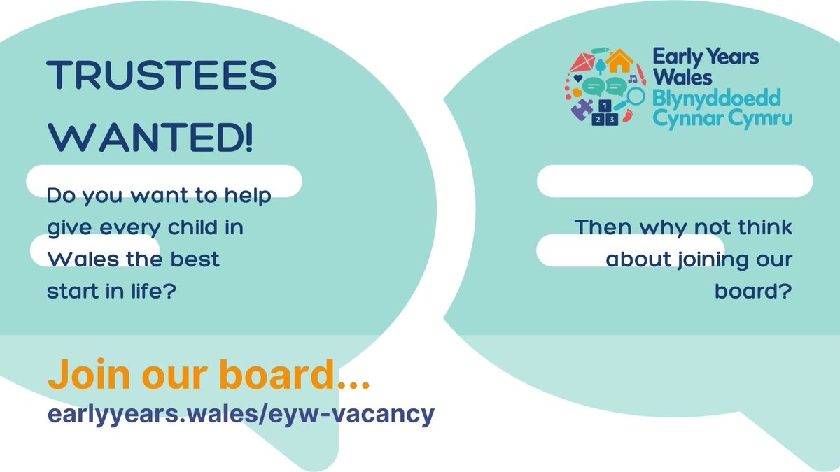 EarlyWales's tweet photo. What can be more rewarding than helping to shape the lives of our #futuregenerations? 🌱 @EarlyWales is looking for passionate #volunteers to join our #board. Previous exp. not required, & members from a wide range of backgrounds welcomed.
#birthtofivematters #trustee #wales https://t.co/173MN1oRmt